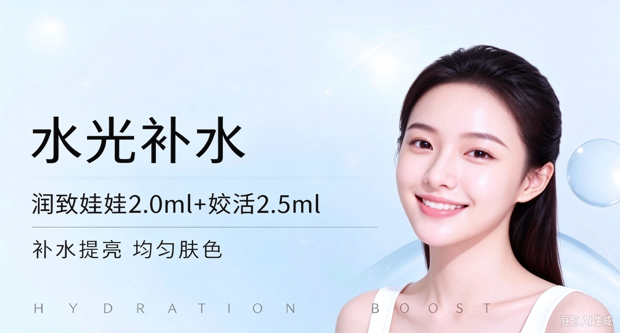[补水换季维稳套餐]润致娃娃针[2mL]1支+奂活[2.5m