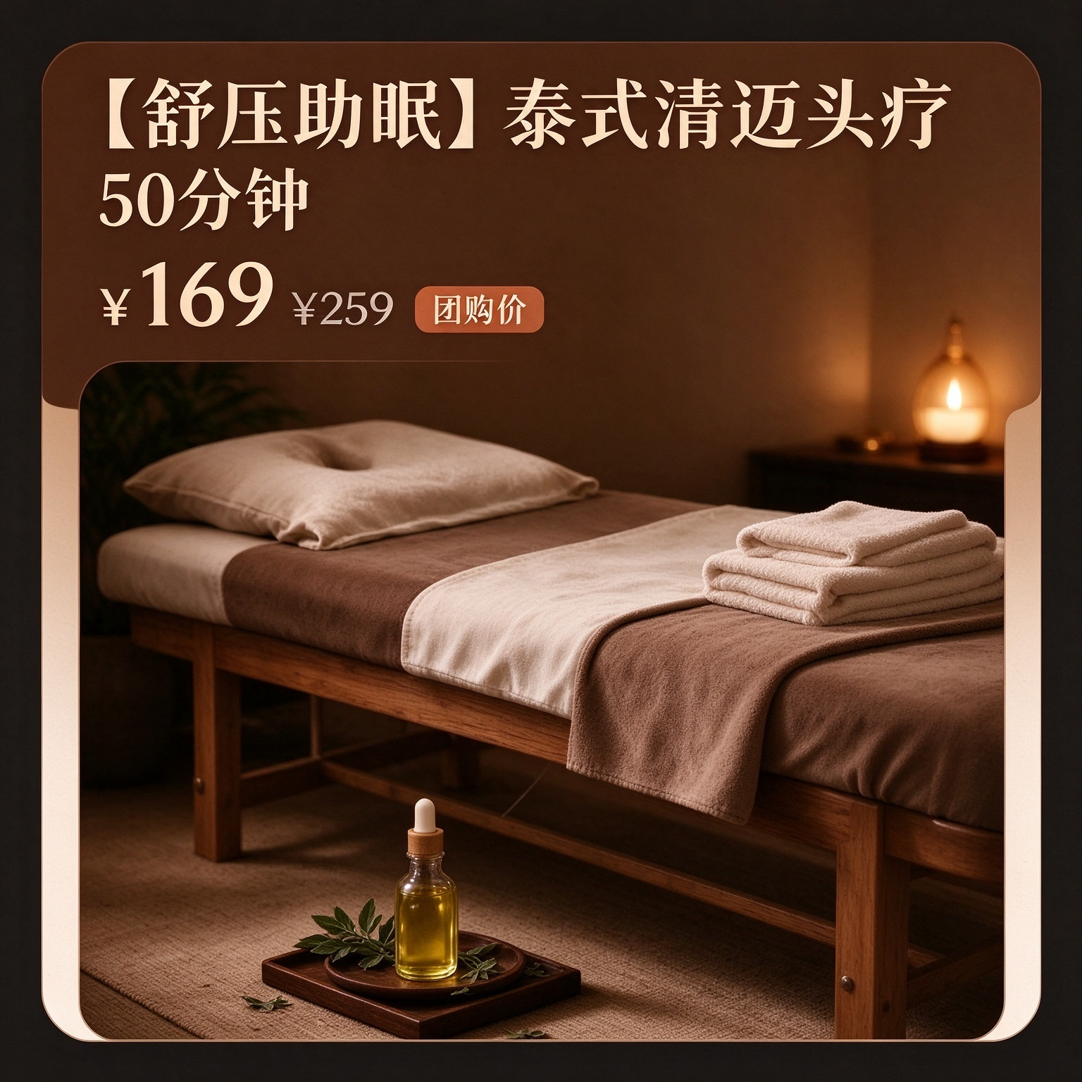 【舒压助眠】泰式清迈头疗50分钟