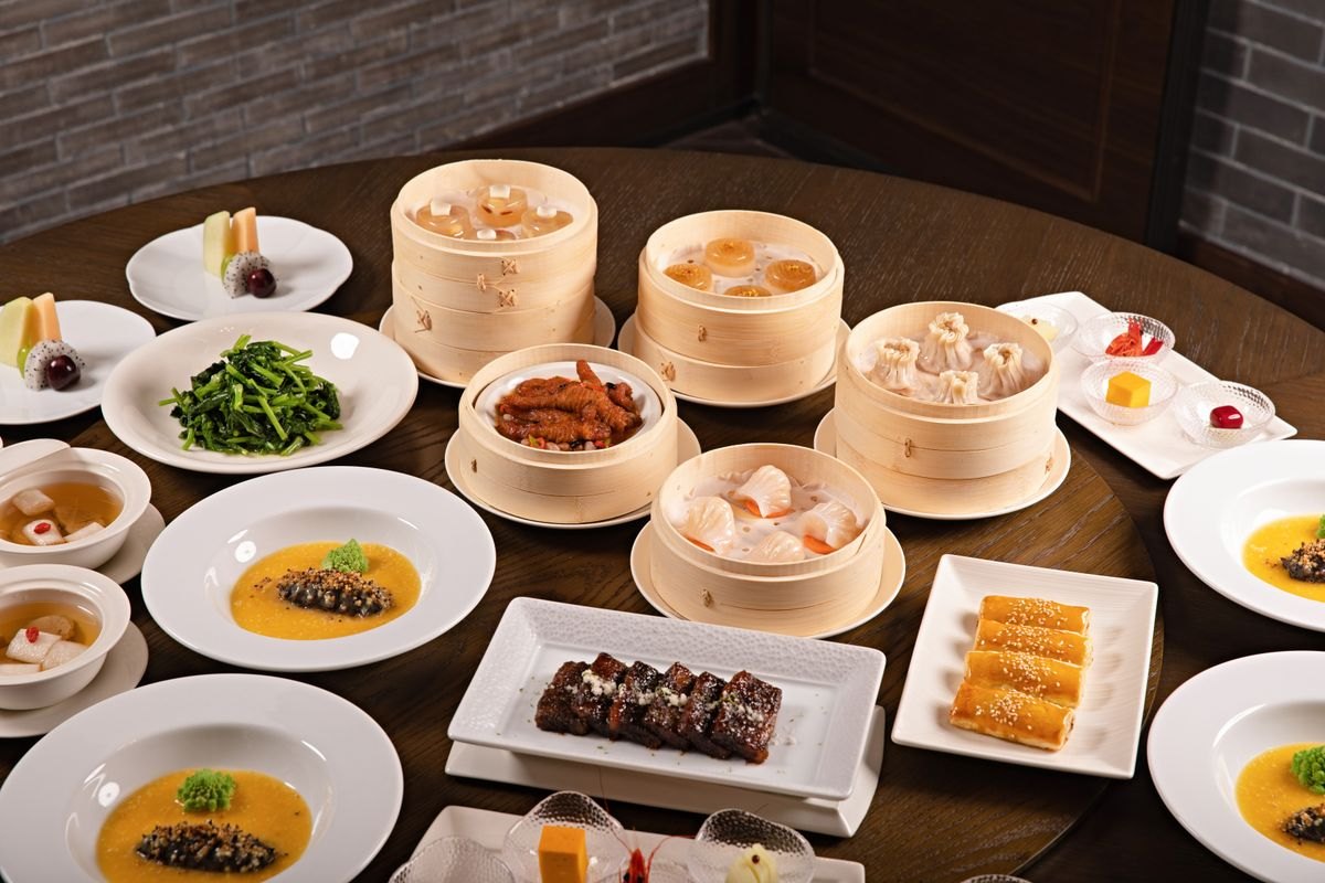 Cantonese-style dim sum assortment