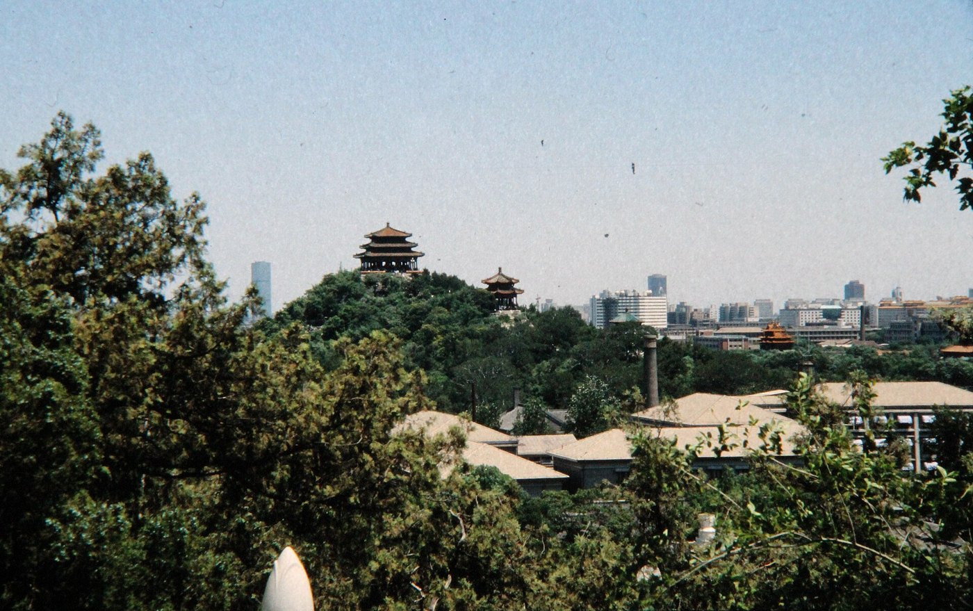 Jingshan Park Beijing view people