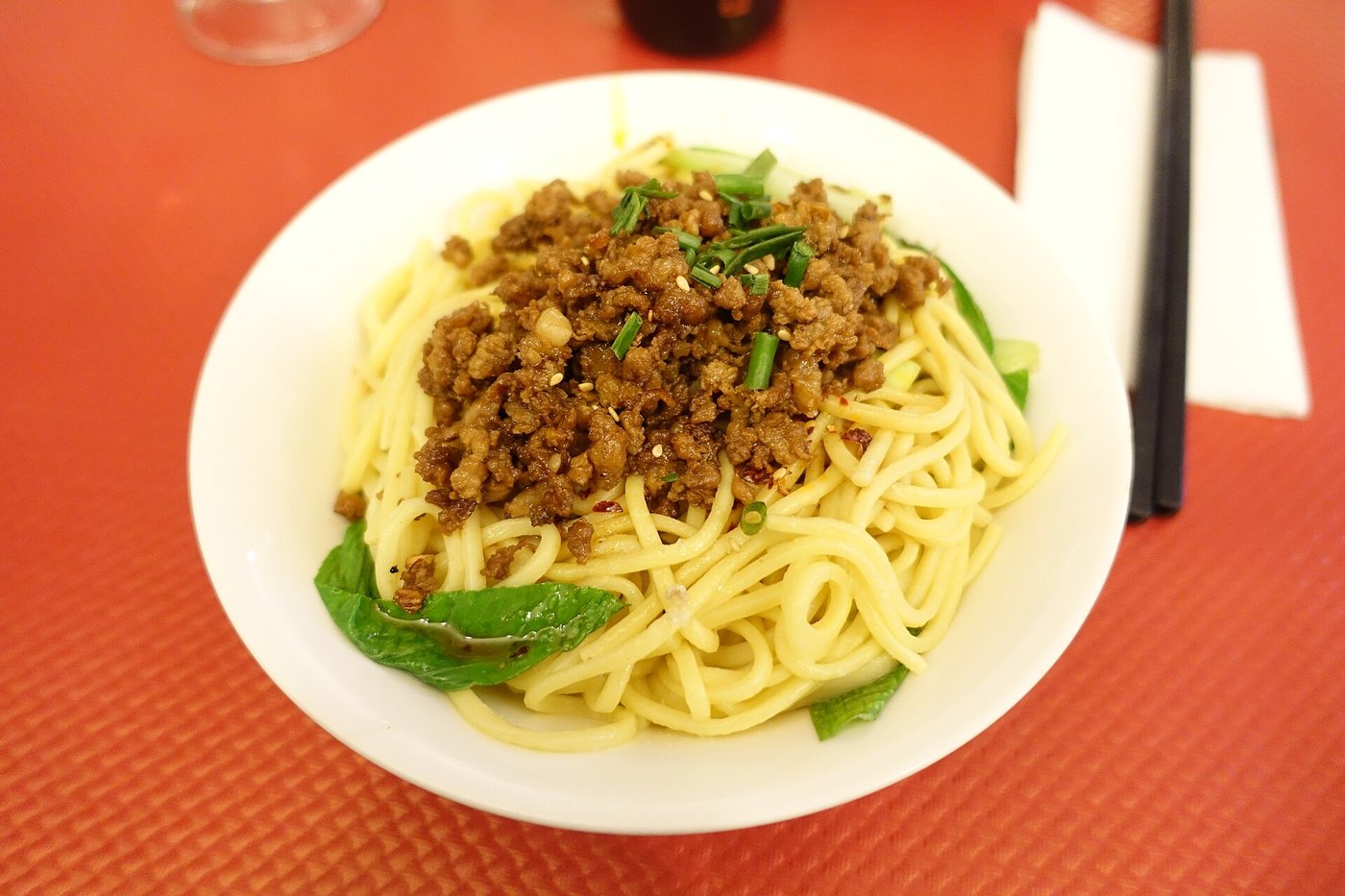 Dan dan noodles Chengdu