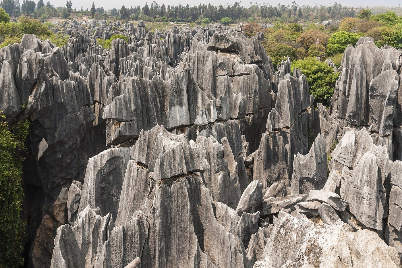 Shilin Stone Forest close Yunnan
