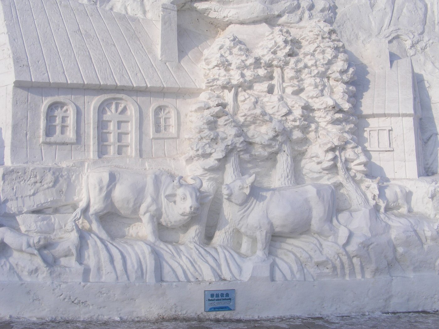 Harbin ice festival visitors