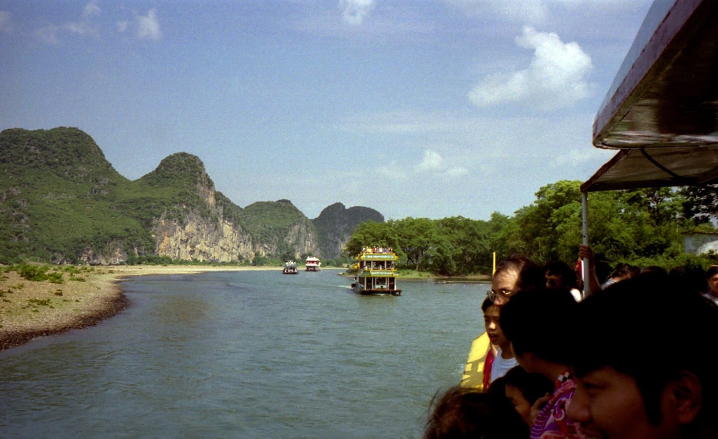 Li River Guilin karst boat
