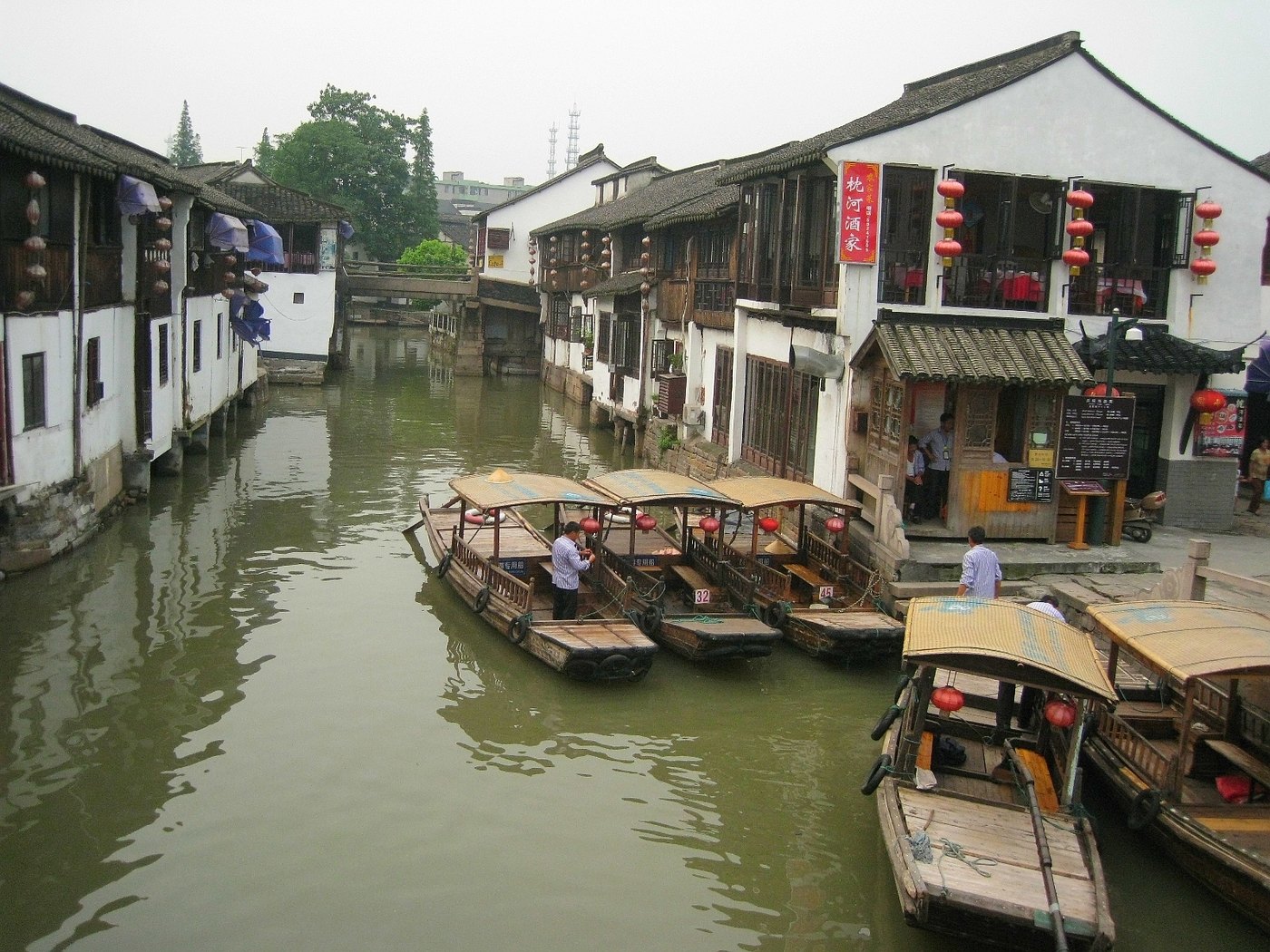 Zhujiajiao canal boat