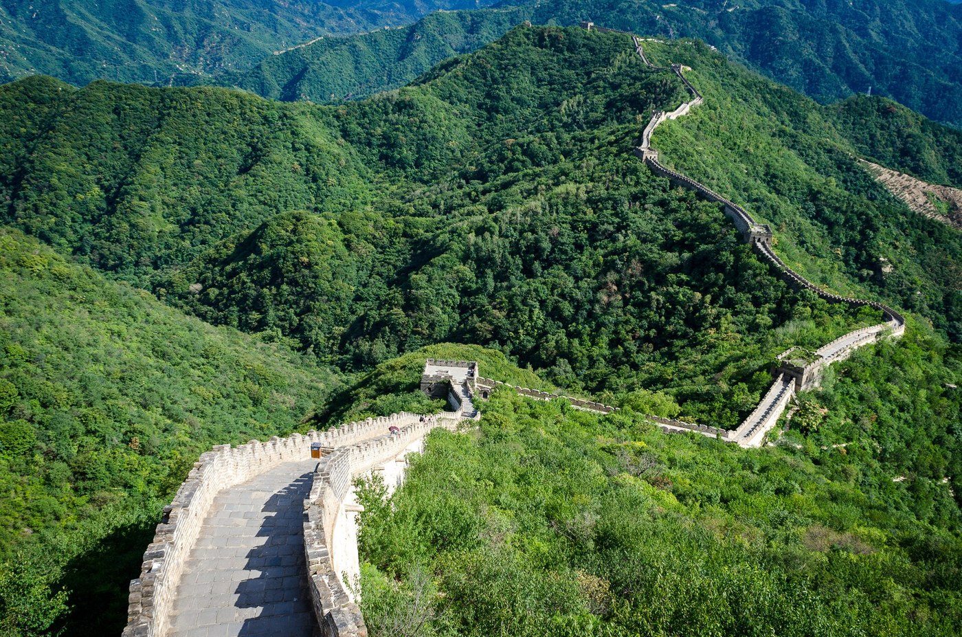 Mutianyu cable car landscape
