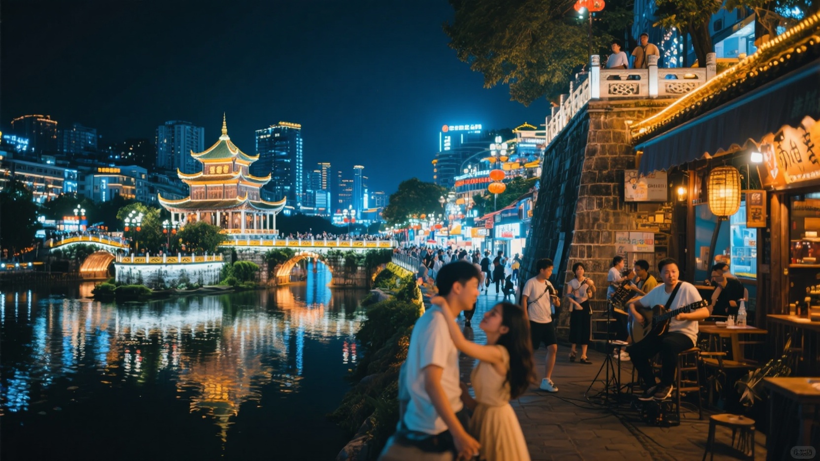 Un recorrido nocturno infalible por Guiyang | Mi ruta personalmente probada y recopilada desde el río Nanming hasta la calle Huguo y la calle Diantai (Edición de verano) (5 veces)