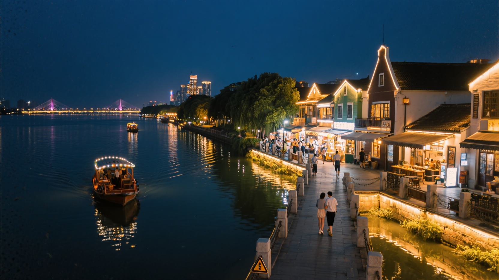 Nantong Night Walk Map | A Non-Tourist Riverside Night Tour Route I Compiled After Three Nights of Walking (Avoiding Pitfalls + 5 Camera Spots + Summer Test)