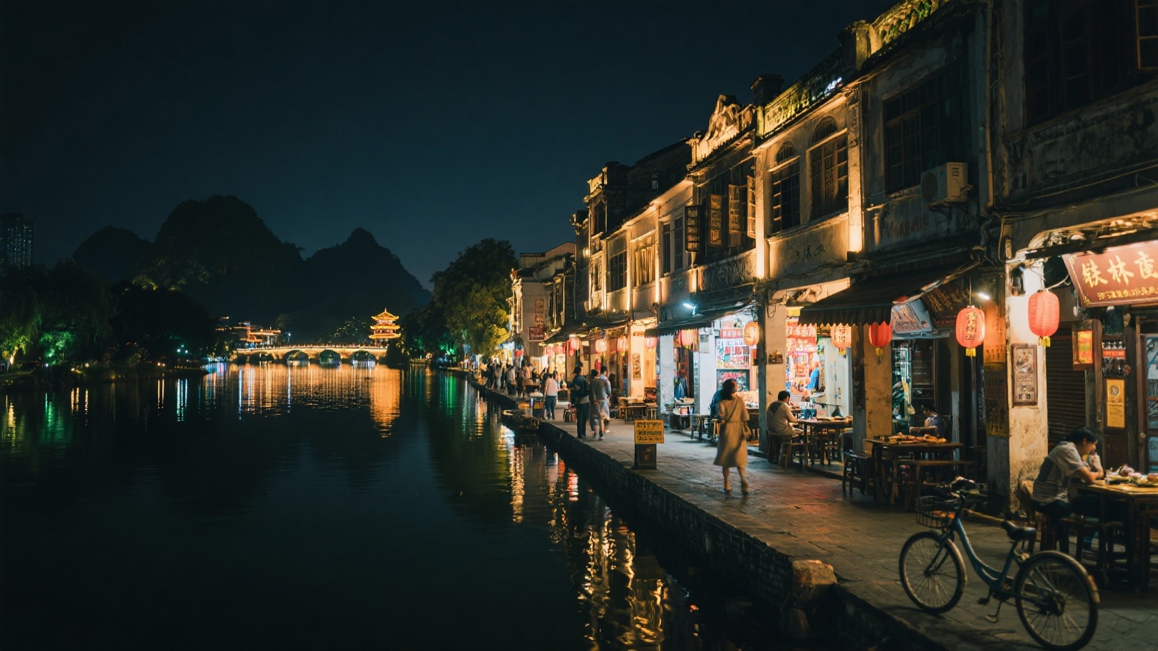Guilin Night Tour (5 Hours) | A Route from Riverside Lanterns to Late-Night Teahouses, Compiled After Three Nights of Research (with Flight Attendance List)