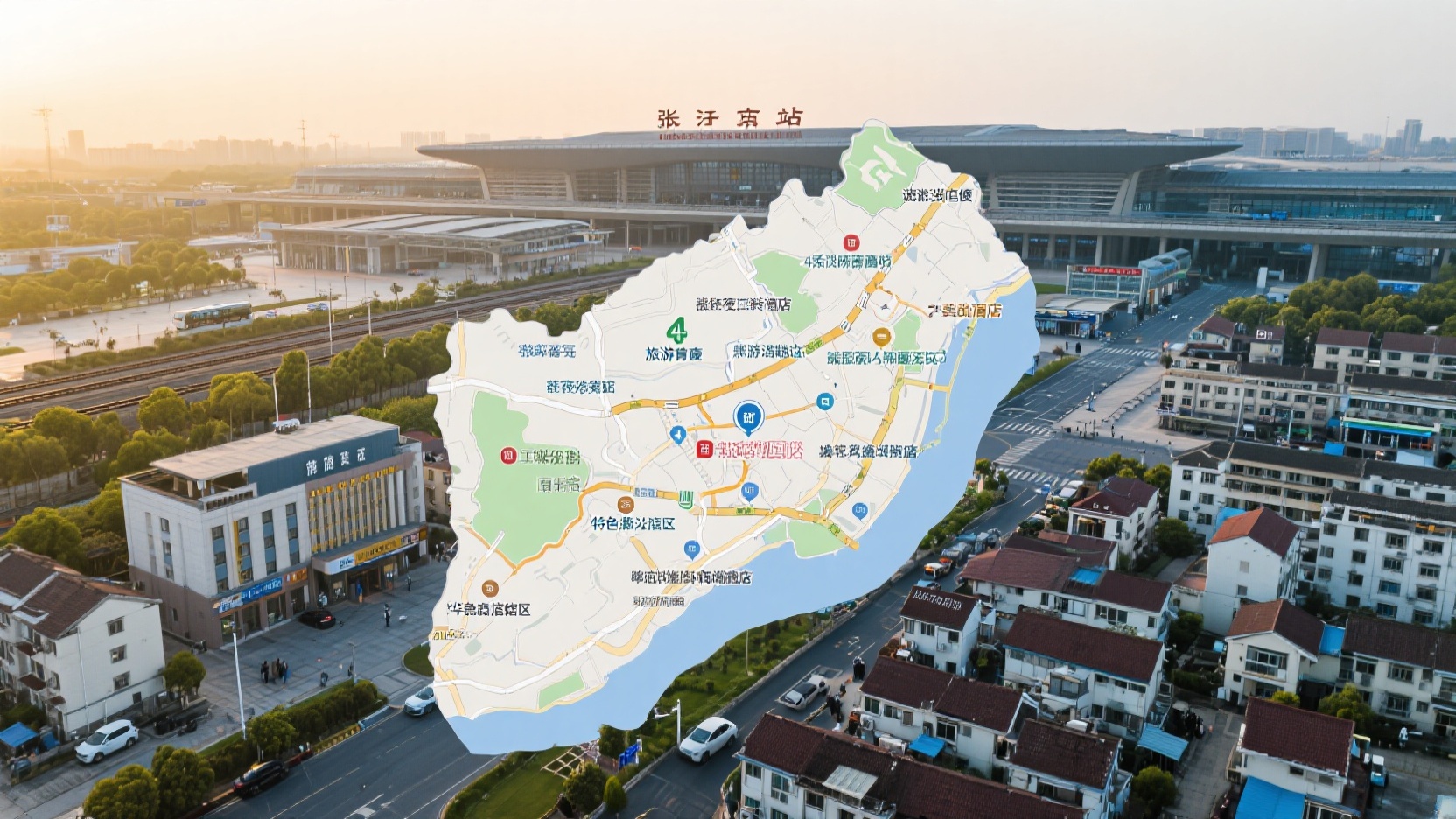 张家港过夜地图|亲测4类枢纽周边2公里性价比片区(含避坑)