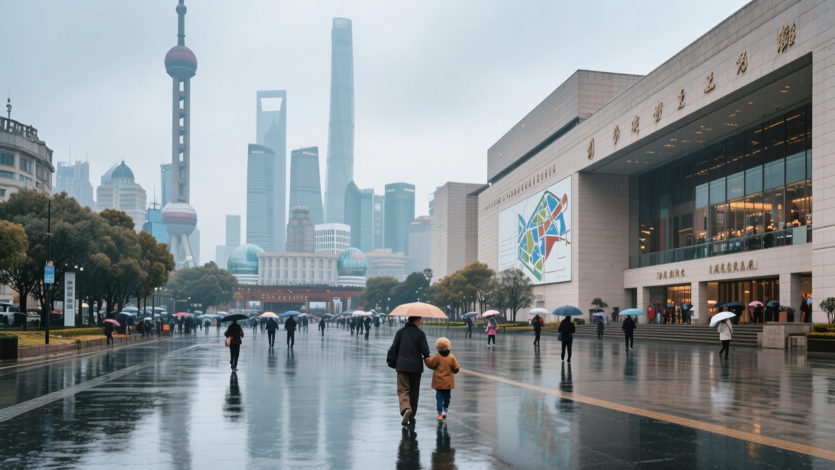 上海雨天别去外滩|本地人亲测:坏天气钻进人民广场半室内连逛8小时不湿鞋