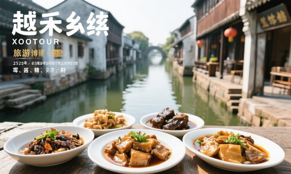 Savor the unique flavors of Shaoxing, a water town and ancient city.