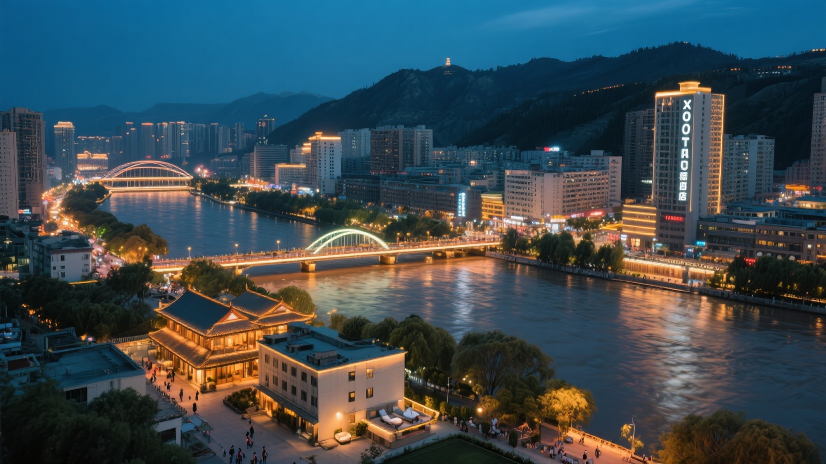 Staying overnight in Lanzhou | How to choose the right place to stay on the banks of the Yellow River at night?