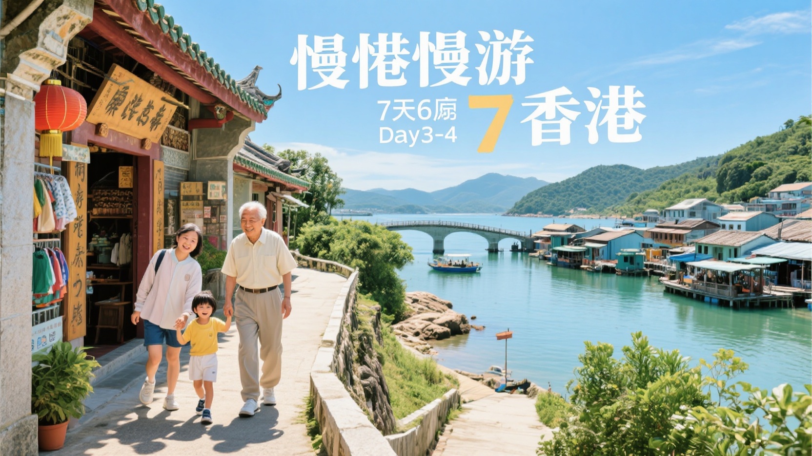 Slow and Relax in Hong Kong | 7 Days 6 Nights Family-Friendly Retirement-Friendly In-Depth Tour, Two Suburban Routes to Choose From, and Practical Tips