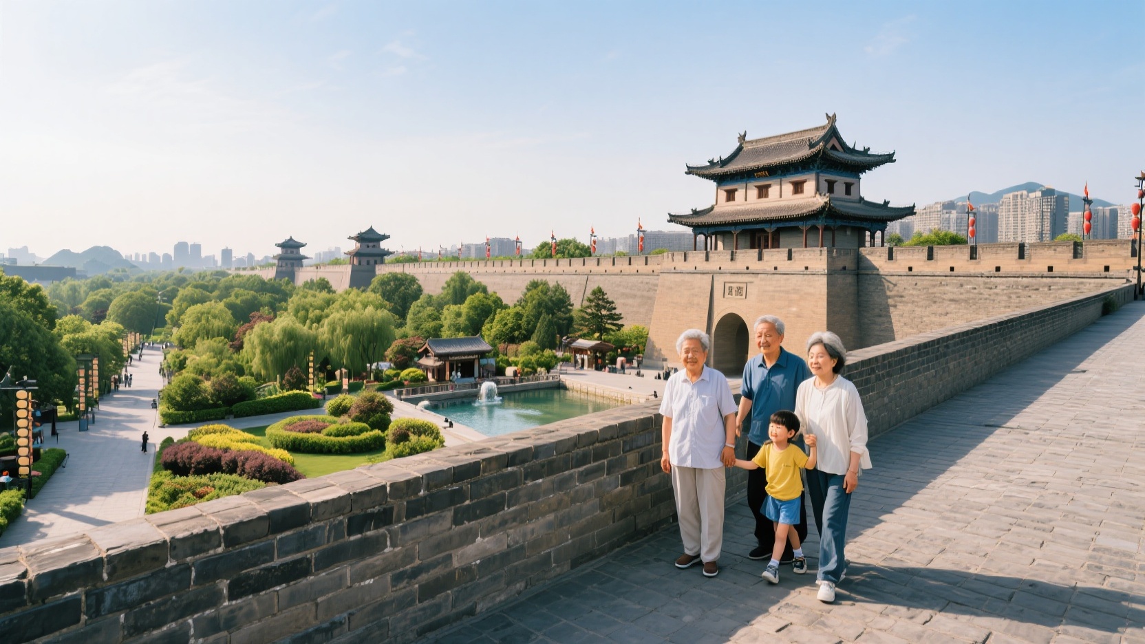 A leisurely 7-day trip to Xi'an: A guide for families with parents and children to choose between the Xi'an City Wall, museums, and the Qinling Mountains.