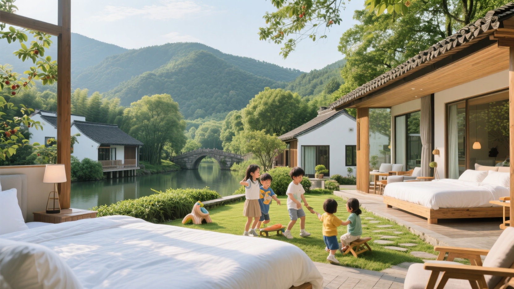 睡进杭州四重境|从设计园区到运河院落的亲子住宿片区指南