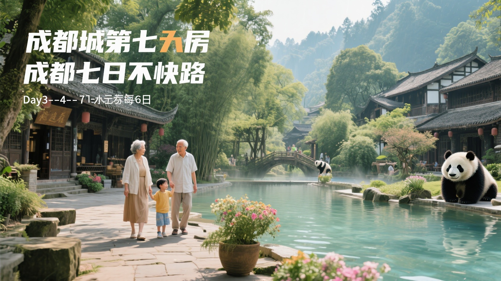Seven Days in Chengdu: A Relaxing Journey Through Chengdu (7 Days 6 Nights) - A Daily Guide for Families and Retirees (Two or Three Points Per Day)