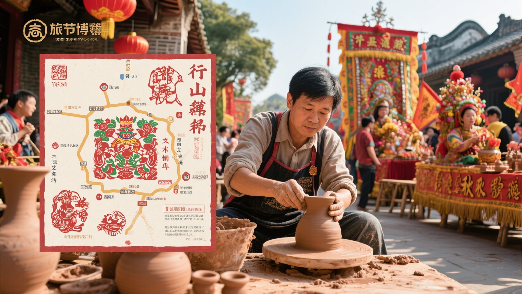 Foshan Festival Craft Map | Explore Tongji Park, enjoy the autumn colors, try pottery making and wheel throwing – experience half a day as a local.