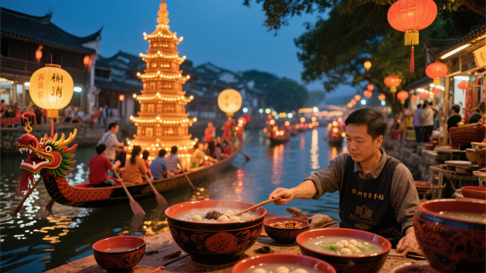 Fuzhou Seasonal Handbook | From Aojiu Congee and Night Dragon Boat Races to Lacquerware Workshops, Intangible Cultural Heritage is Made a Part of Everyday Life