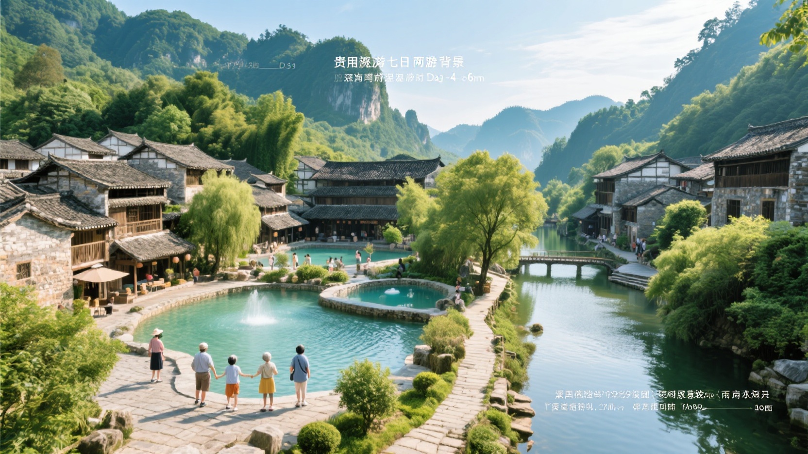 Un viaje tranquilo de 7 días a Guiyang: explore pueblos antiguos, aguas termales y montañas a través de dos rutas suburbanas.