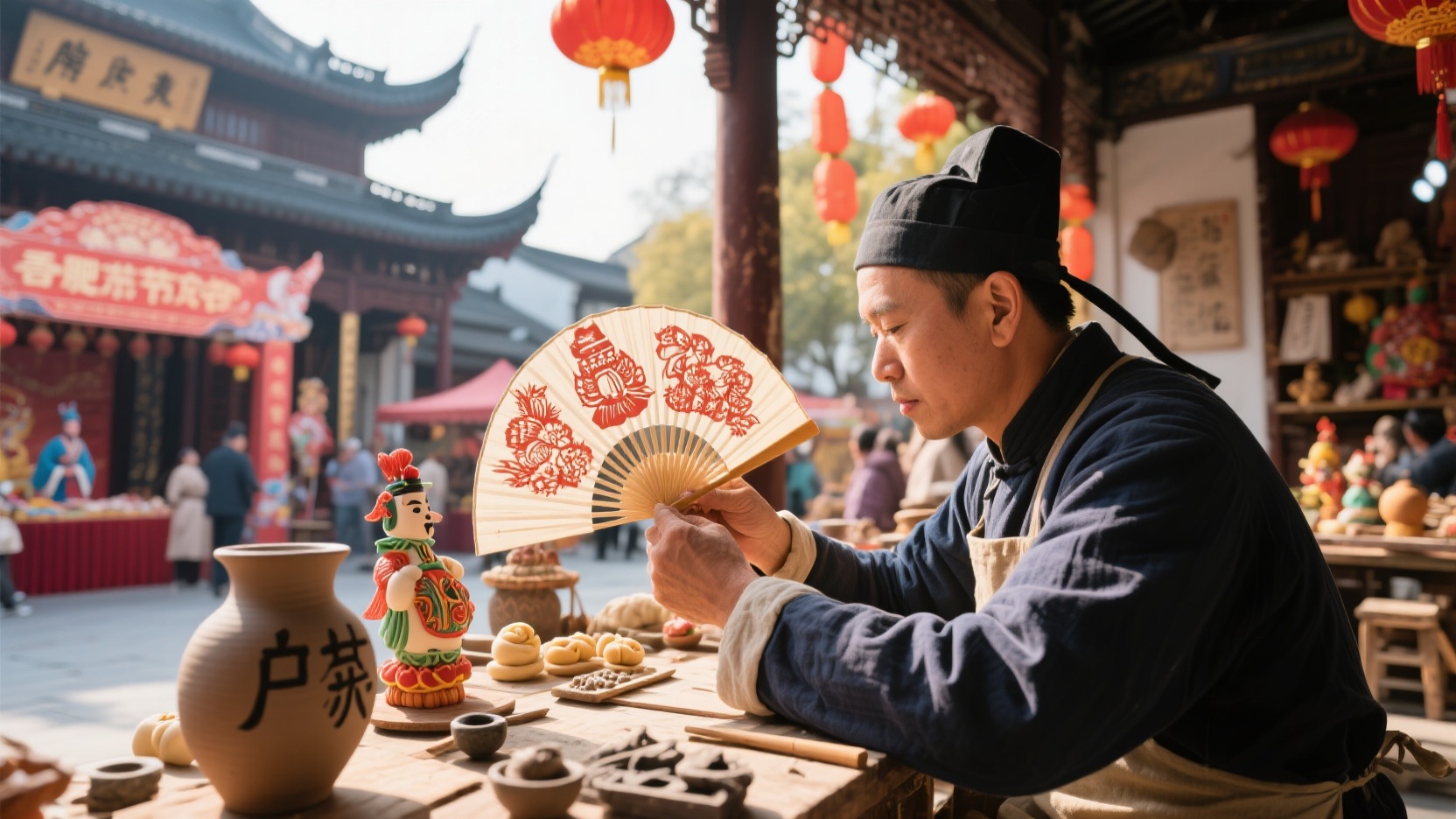 Spend half a day as a craftsman in Luzhou: A seasonal guide to Hefei's festivals, temple fairs, and intangible cultural heritage workshops.