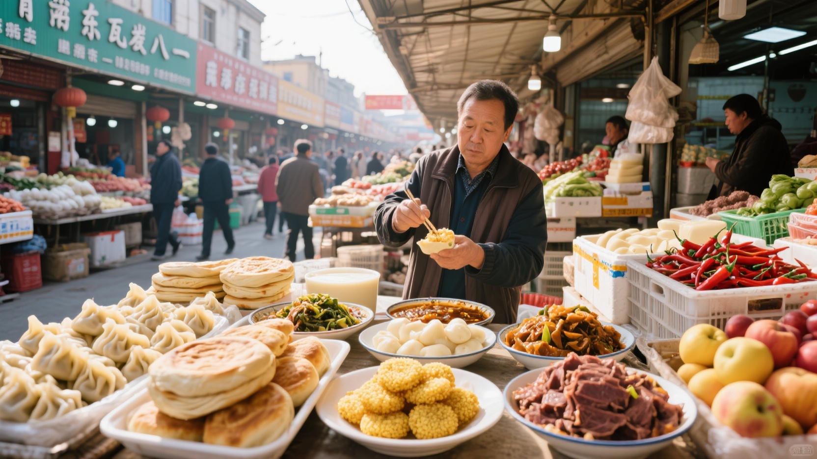 Un viaje culinario por los mercados de Qingcheng: Adentrándonos en los mercados de Dongwayao y Bayi para descubrir 10 delicias locales.