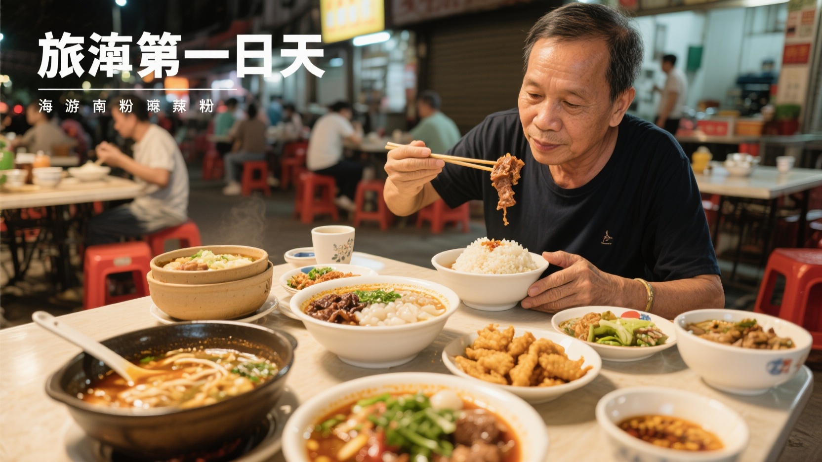 A Day in the Life of a Haikou Resident | 8 Local Daily Dishes from Breakfast Stalls to Late-Night Food Stalls