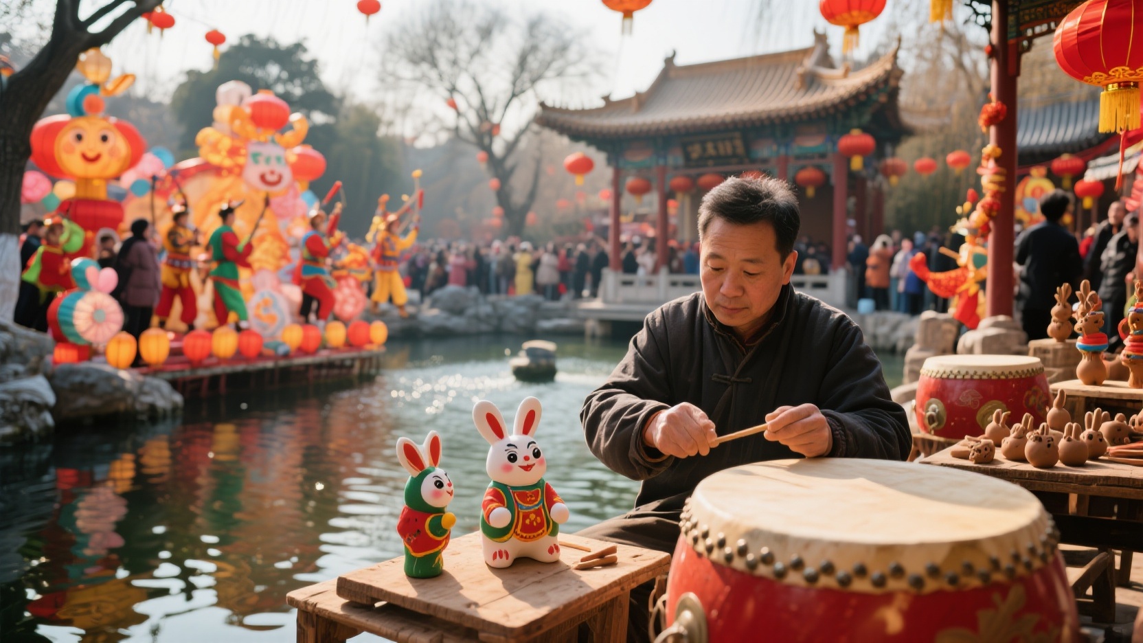 Jinan in the Light and Drumbeats | Be a Half-Day Craftsman in the City of Springs, Following Seasonal Temple Fairs and Handicraft Workshops