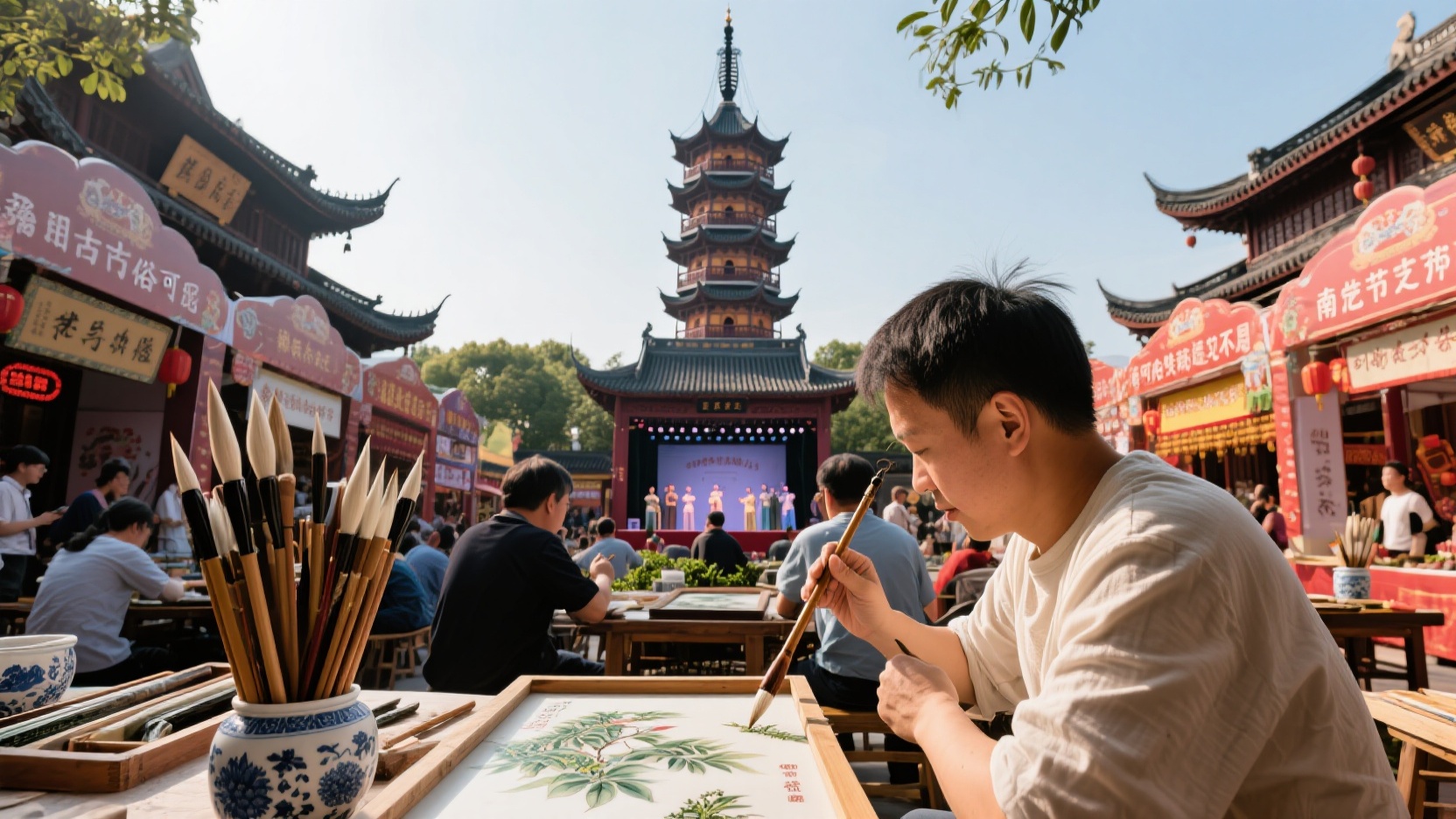 Experience the traditional customs of Yuzhang | Spend half a day as a local in Nanchang temple fairs and intangible cultural heritage workshops