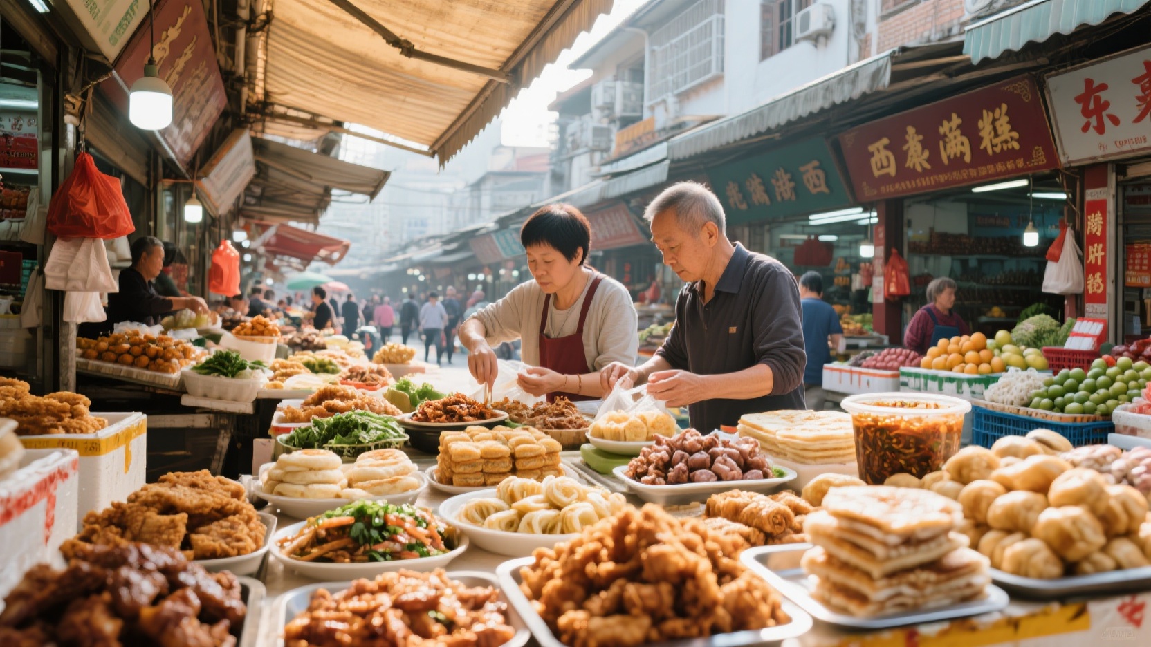 Exploring the Flavors of Quanzhou's Markets | Delving into Two Old Markets on East and West Streets, and Discovering 10 Local Delicacies: How Regulars Choose Their Food