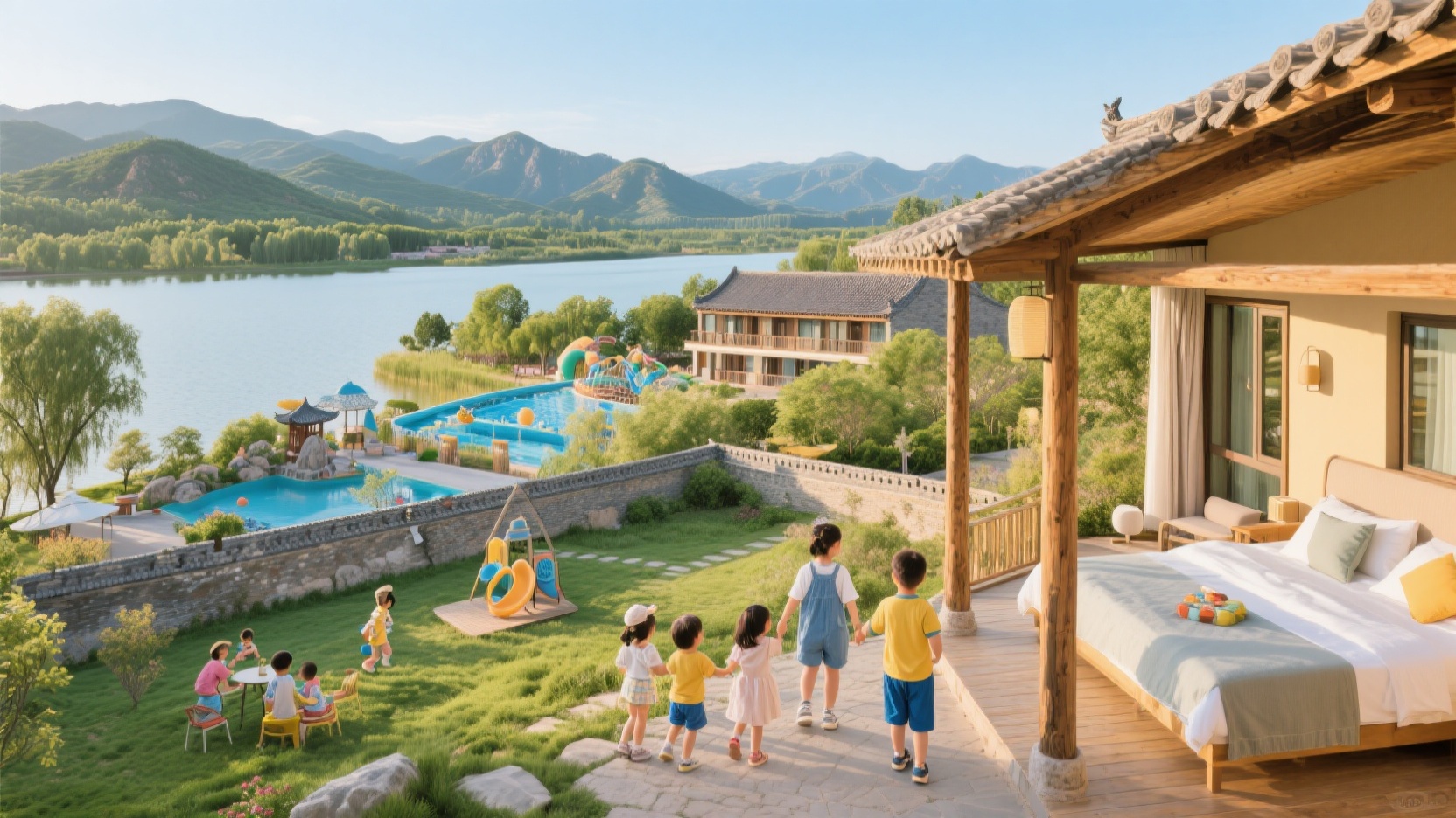 Staying with Kids Amidst Scenic Views: A Guide to Family-Friendly Accommodation in Four Types of Specialty Accommodation Areas in Shijiazhuang