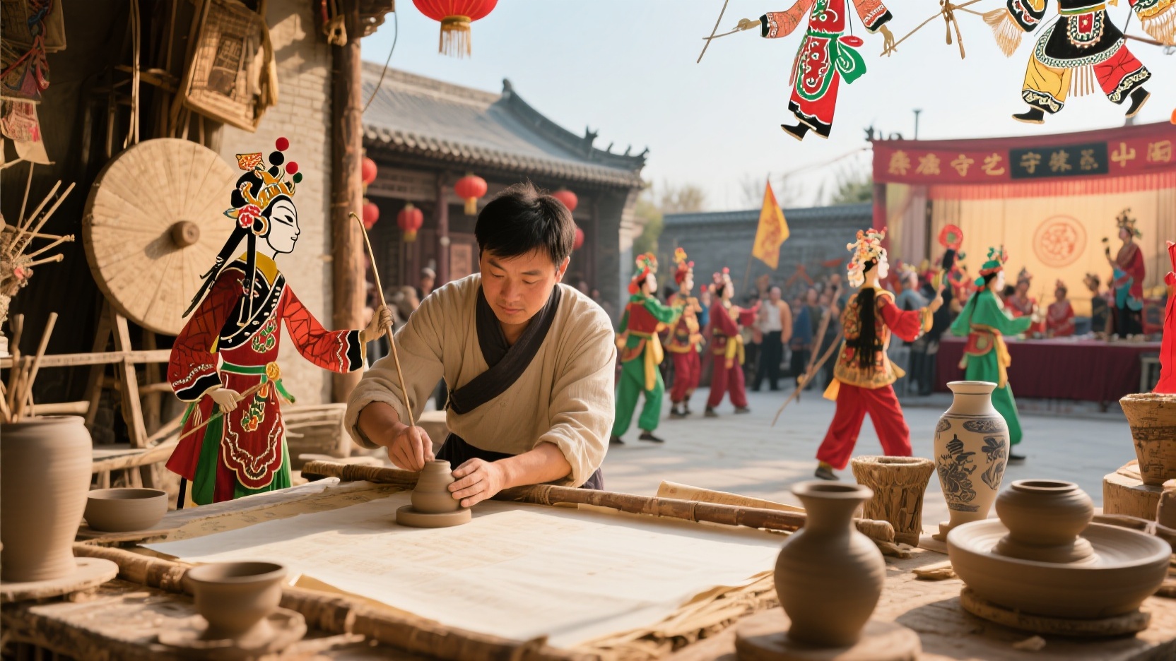 Half a Day of Leisure in Tangshan: Stepping into the Backstage of Shadow Puppetry, Yangko Dance Troupes, and Handmade Paper Workshops, Spending Half a Day as a Local from Eastern Hebei