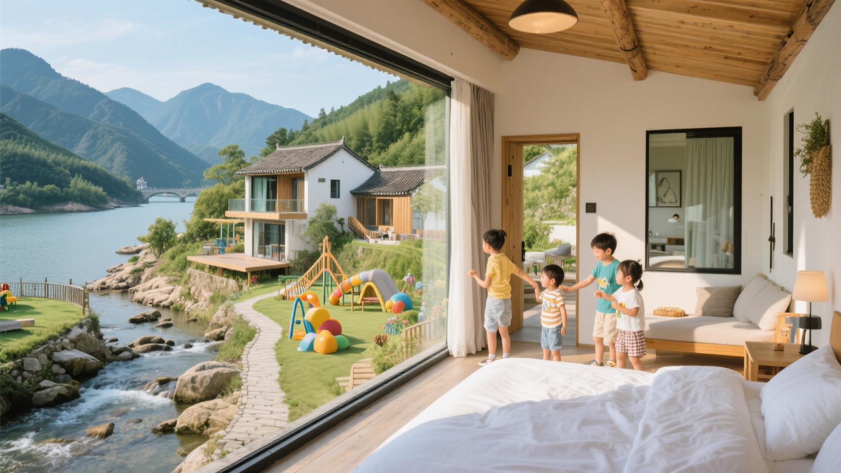 Sleeping with Kids Amidst Scenic Views: A Practical Breakdown of Four Types of Unique Accommodation Areas in Taizhou