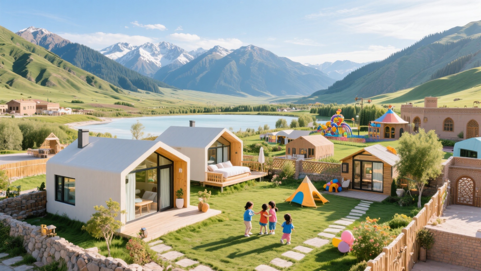 带娃住进天山里|乌鲁木齐四类特色住宿片区拆解