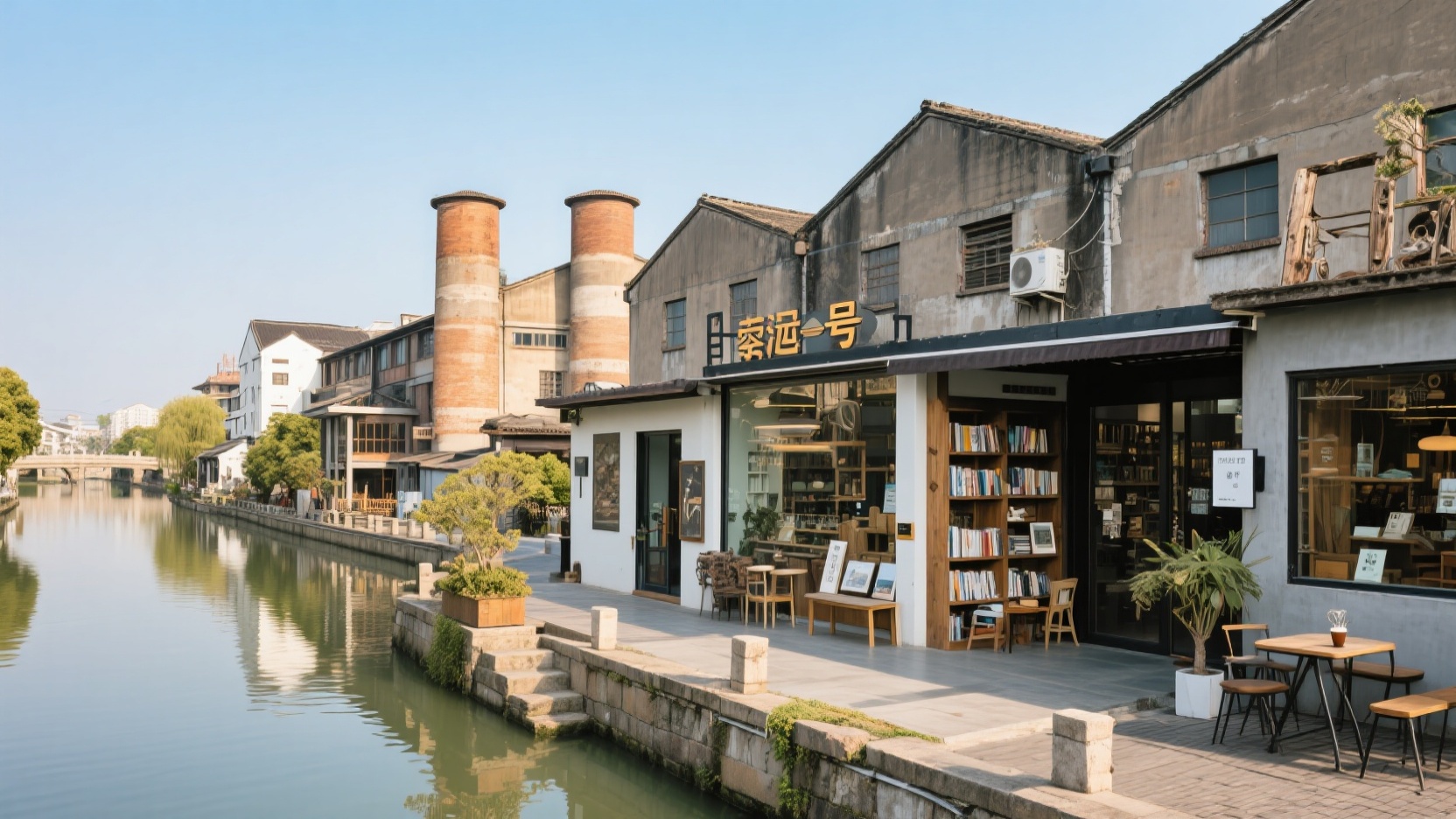 Códigos artísticos a lo largo del canal | Mapa de la cultura alternativa de Wuxi: 8 antiguas fábricas, librerías y cafés