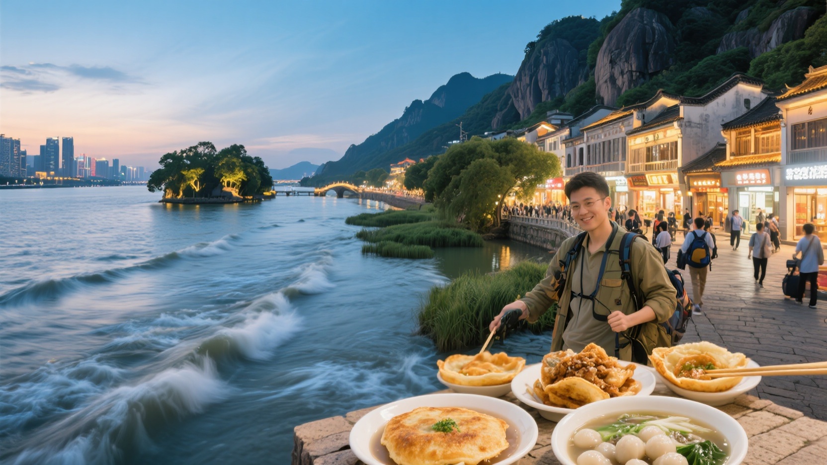 Oujiang River tides change over two days | Wenzhou weekend pop-up: high-density attractions in the city center and time-saving routes in the suburbs