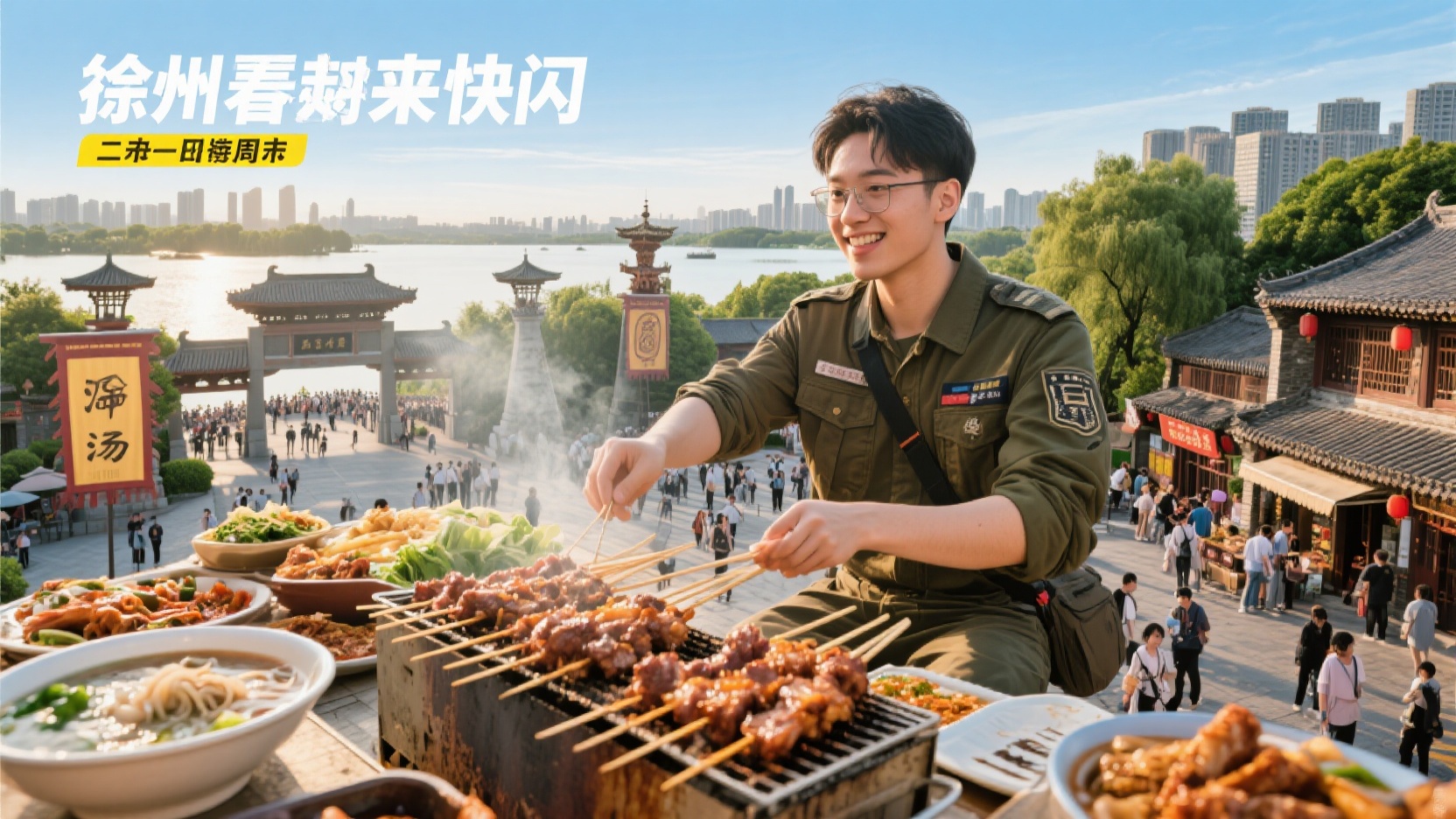 Xuzhou Weekend Flash Mob | A two-day, one-night trip combining downtown fireworks and the essence of Han Dynasty tombs, with a special forces-style itinerary that avoids rushing.