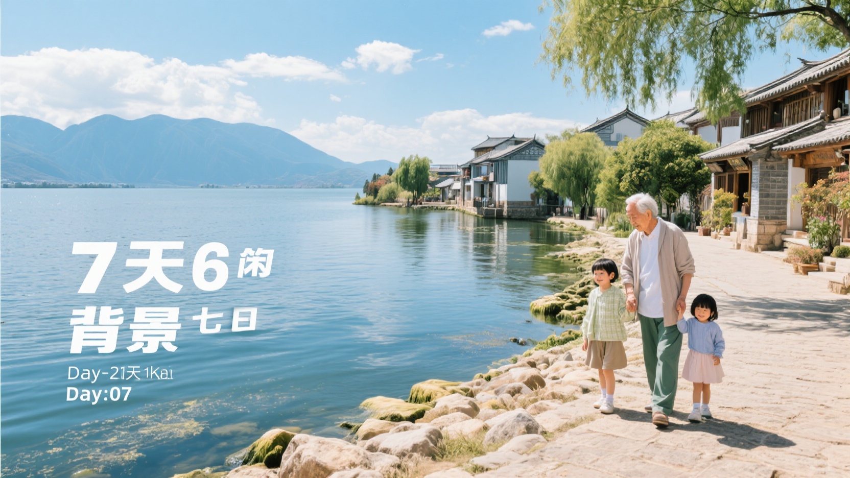 苍洱慢行七日|给亲子与退休人群的不赶路方案