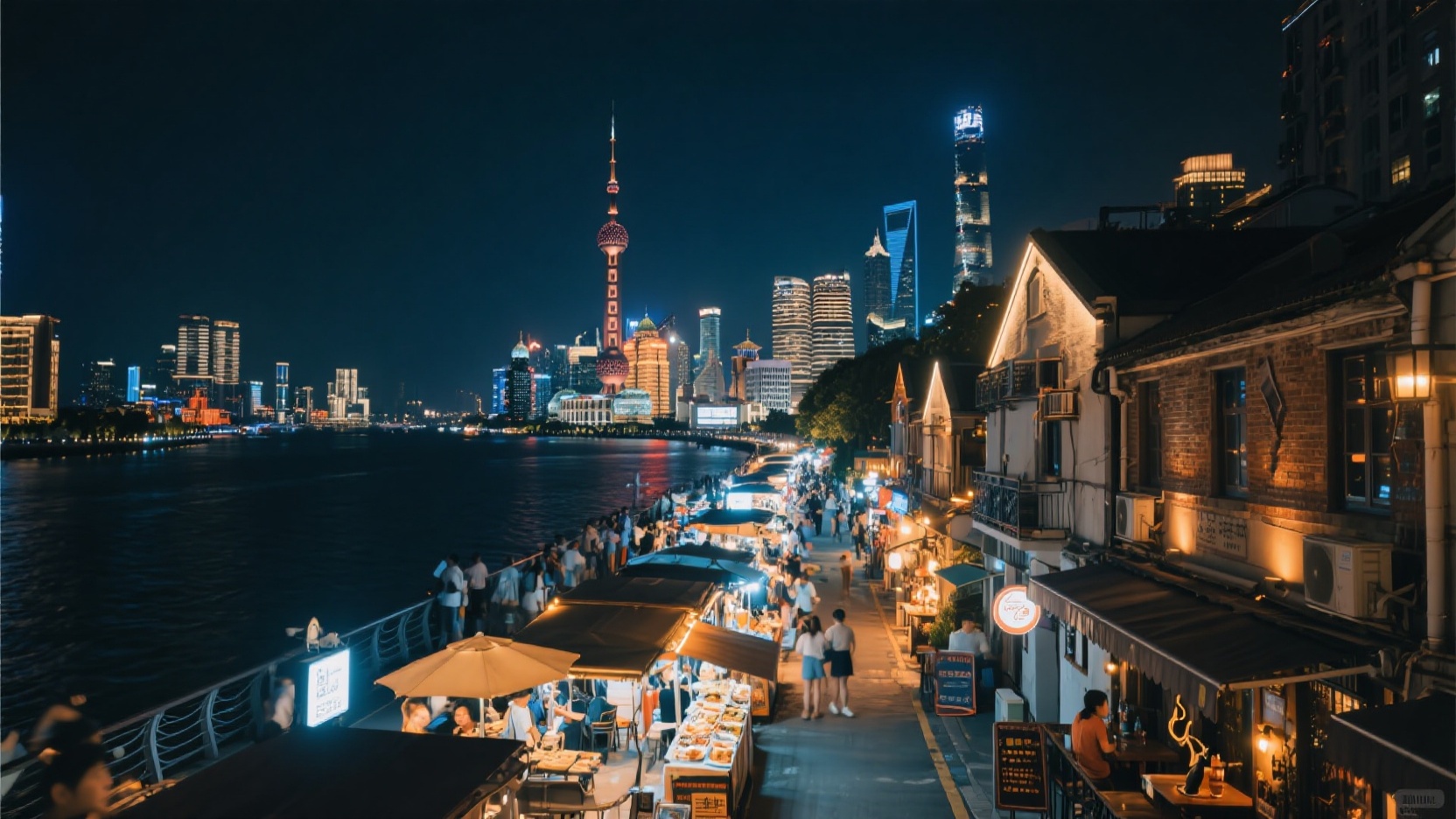 Shanghai Night Walk Map | A Riverside Night Market and Bar Route Tested and Tested for Three Nights Without Any Disappointments (Including Night Photography Spots)