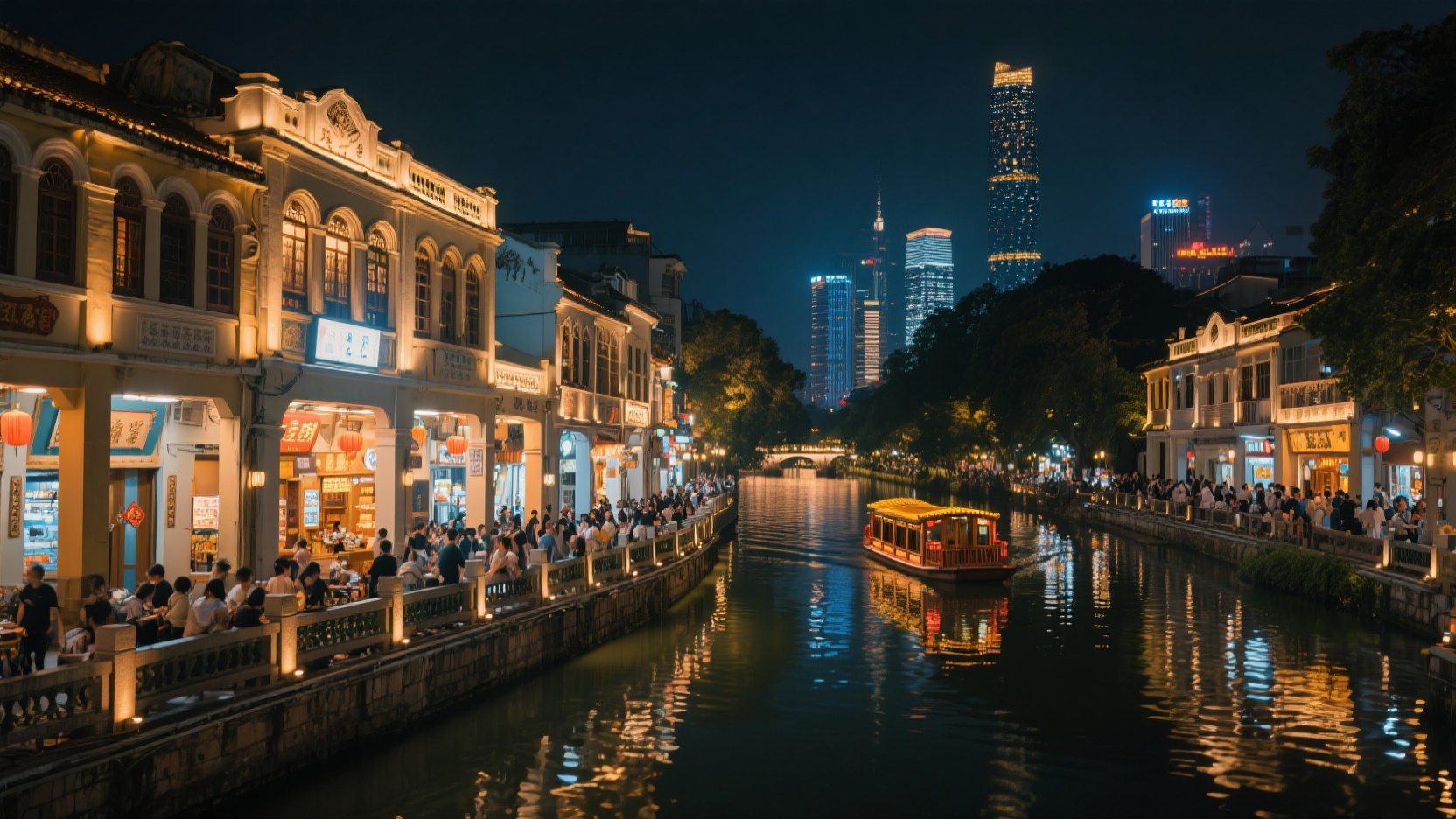 把珠江让给游客|广州西关湖涌夜游线亲测三晚避坑(附夜拍机位)
