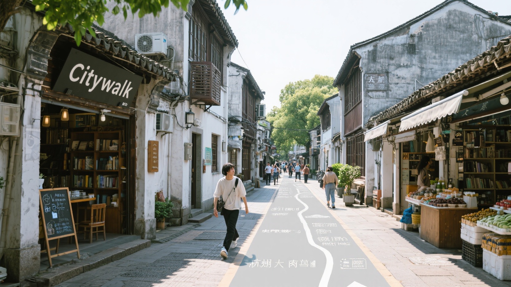 A Stroll Through Artistic Landscapes in Southern Hangzhou: A Citywalk Checklist of 4km Old Alleys Avoiding West Lake (Including 2 Side Routes)