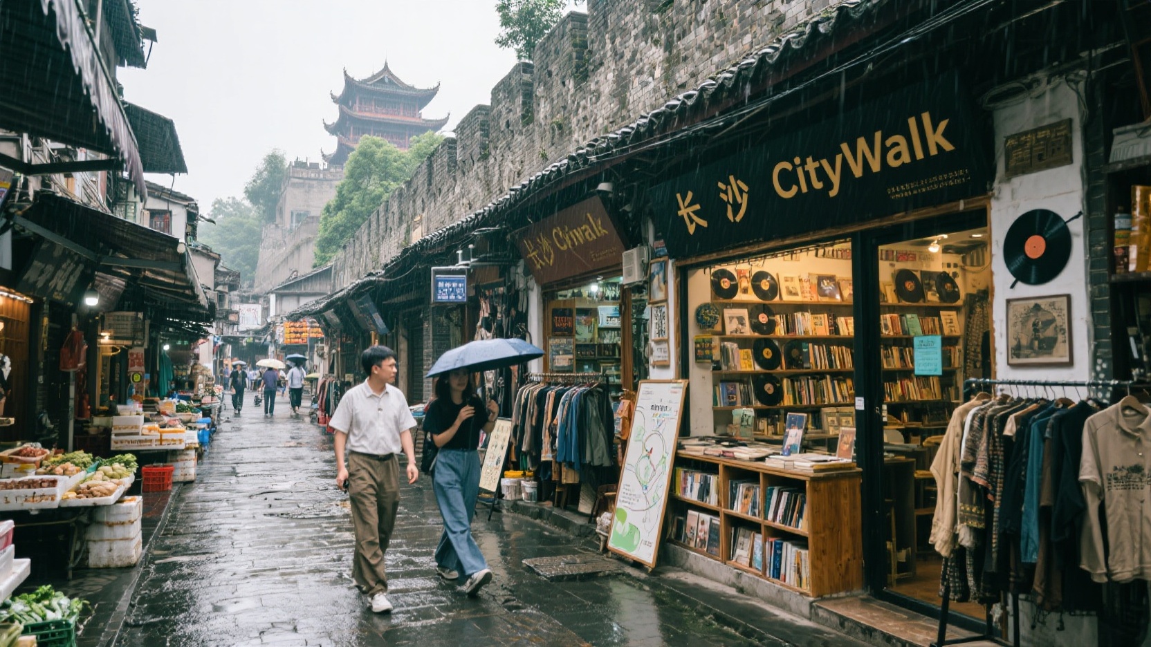 Changsha Old Town Stroll Route | Blogger's Personal Test of the 4.2km Cultural and Artistic Citywalk, Flowing Through Old Streets, Bookstores, Vintage Vinyl Records, and Clothing Stores (Includes 2 Si