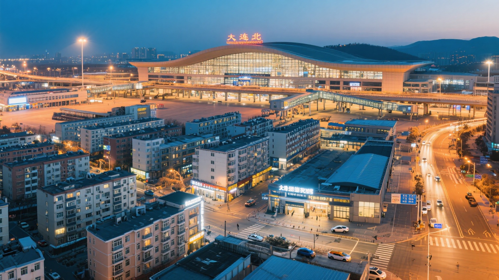 Dalian Hub Overnight Map | Blogger's Personal Tests of 4 Affordable Areas Within 2km (A List to Avoid for Night Arrivals/Early Morning Flights)
