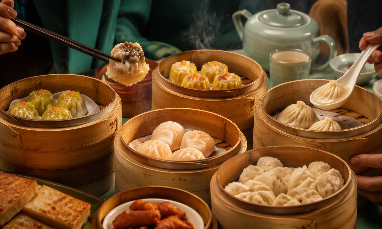 港式点心蒸笼