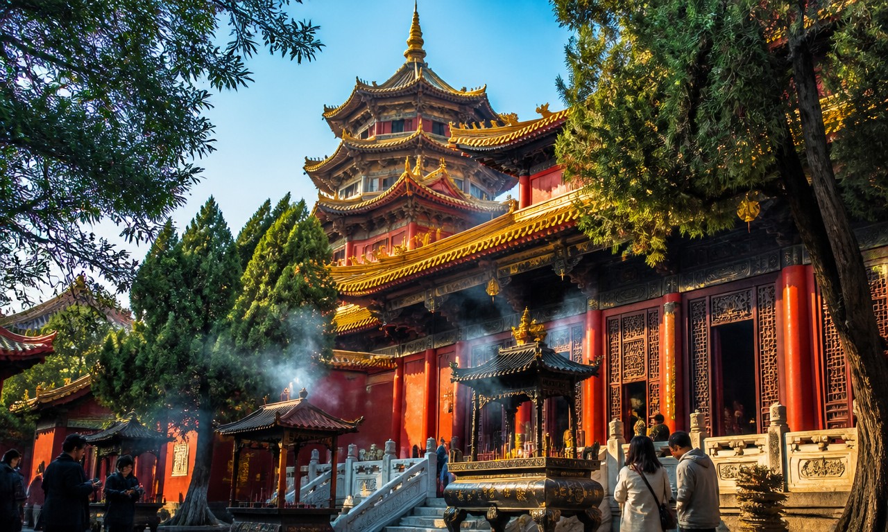 开福寺·宝塔映日