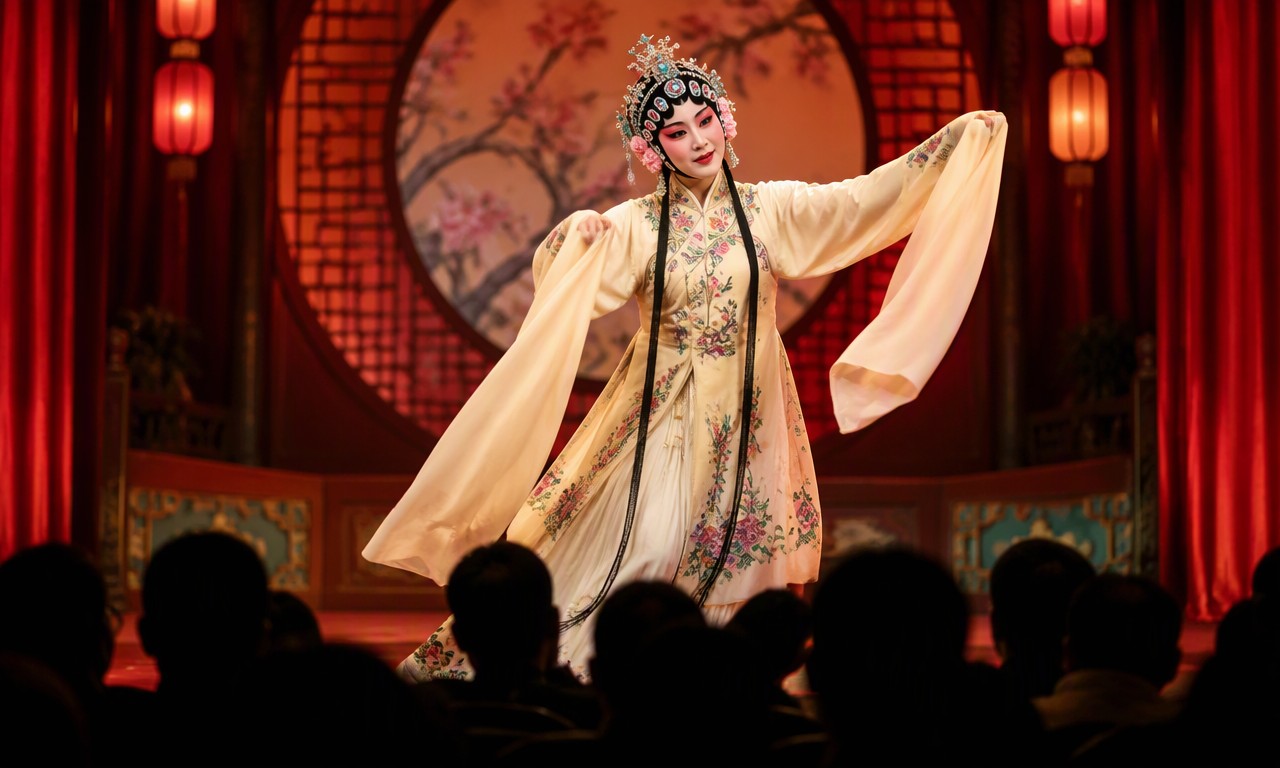 婺剧水袖表演
