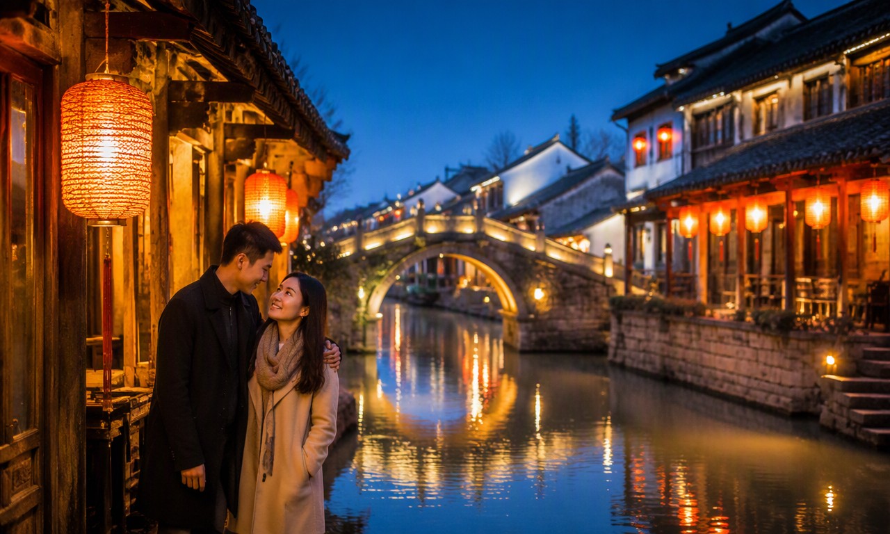 龙泉古镇夜景