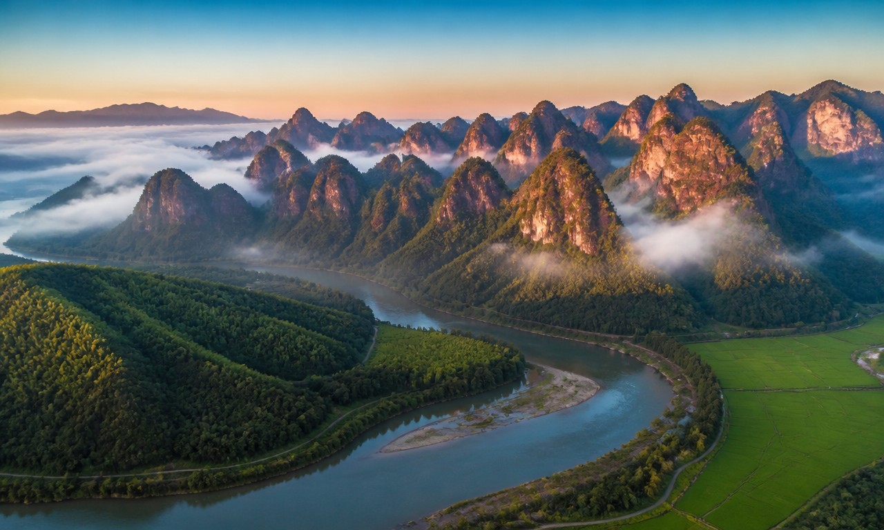 穿岩十九峰