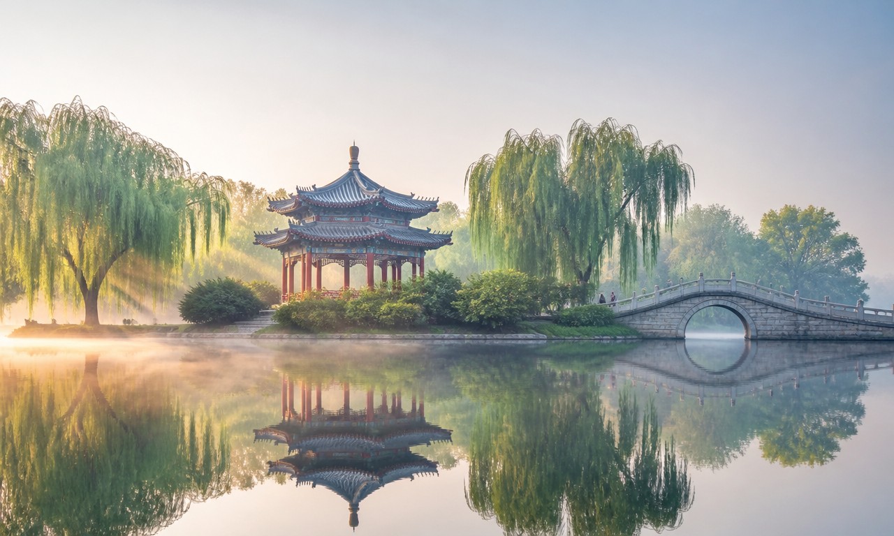 迎泽公园古典园林