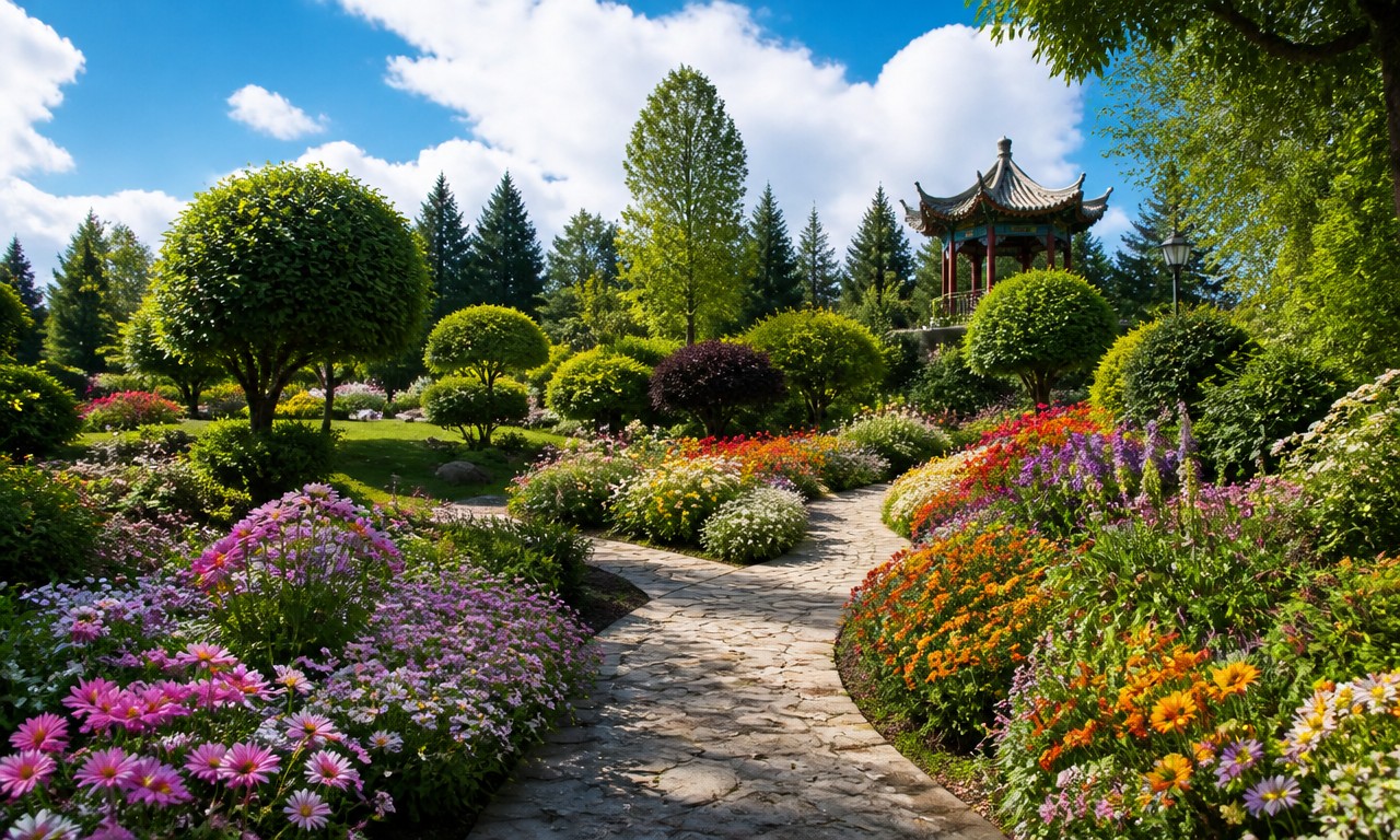 西宁植物园花径
